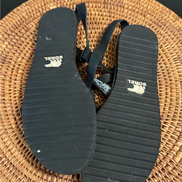 Sorel Black Strappy Sandals - Picture 4 of 5